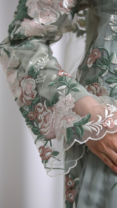Maya Gown 301 | Sage Bloom