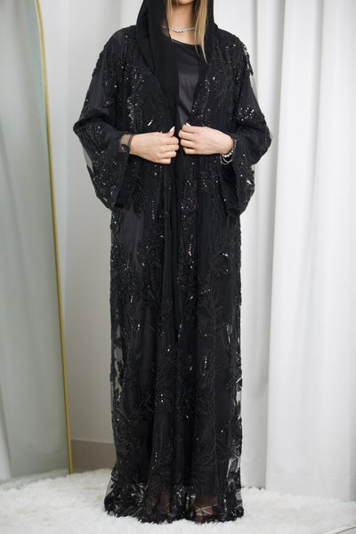 The Elara Gown 110 | Midnight Noir