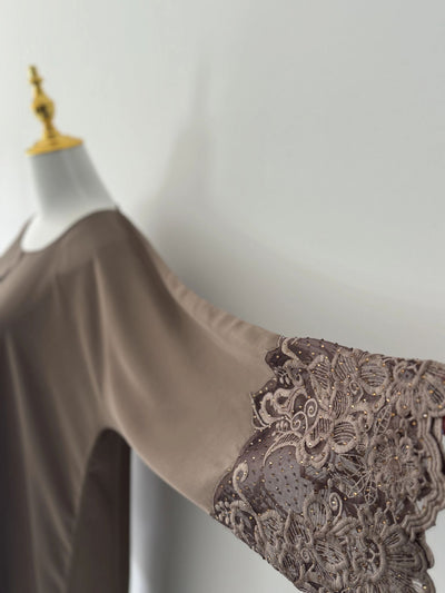 Samira abaya (Brown)