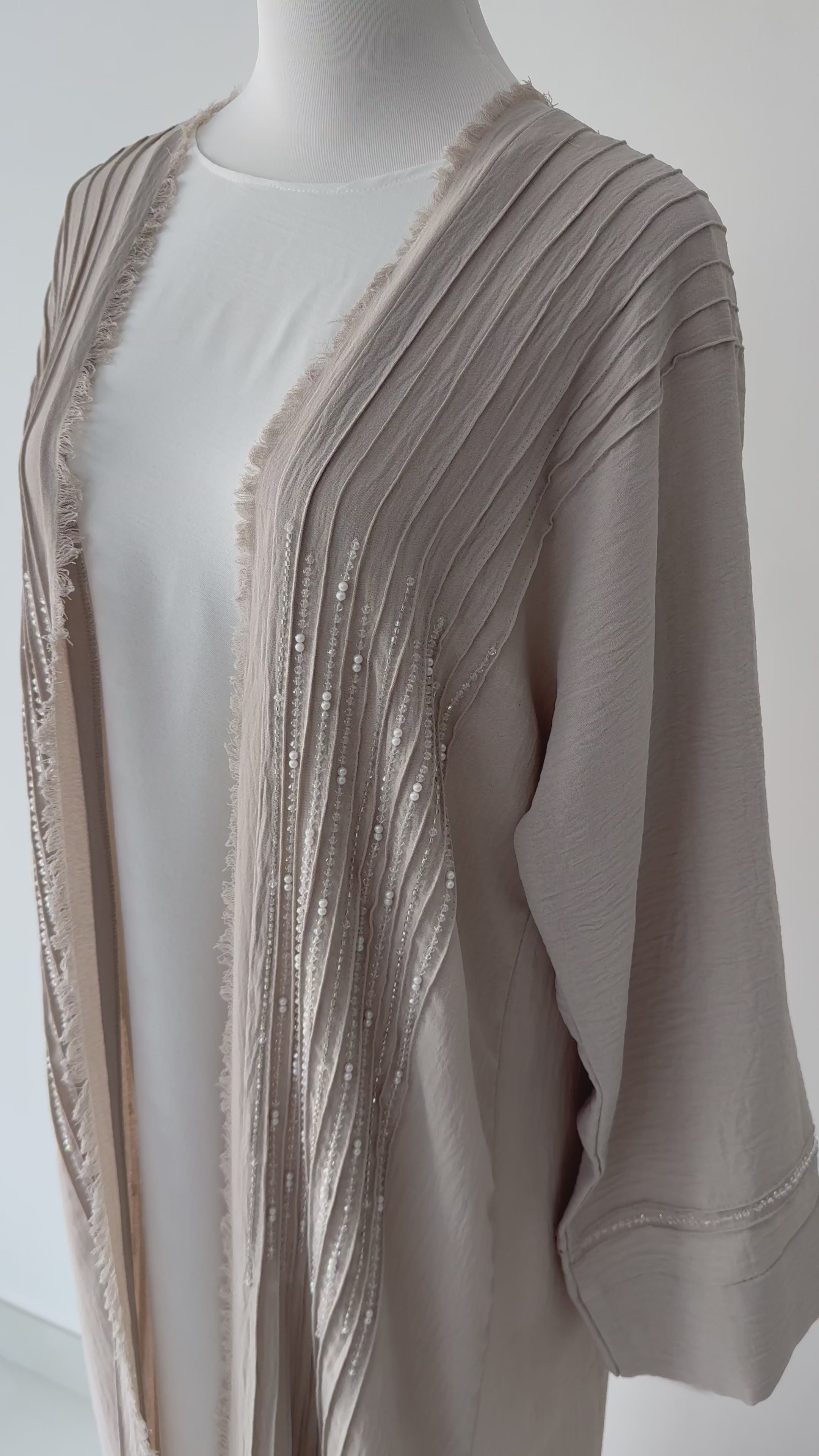 Saffiya Abaya- 3 piece with headscarf as presented